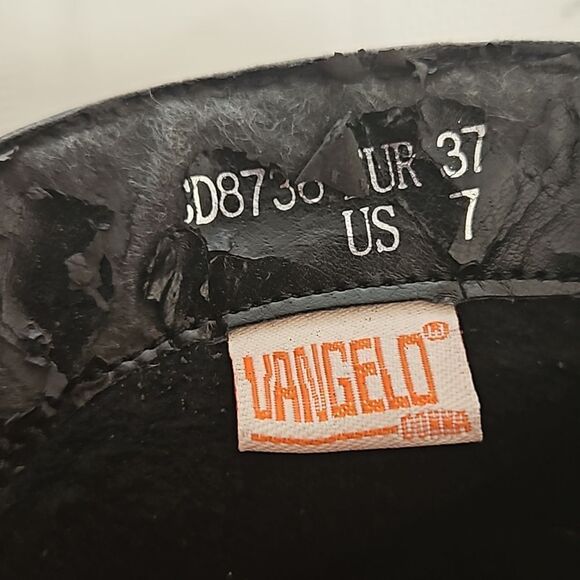 Vangelo Women's Pointy Toe Zip-Up Ankle Boots Black 7 - Picture 6 of 16